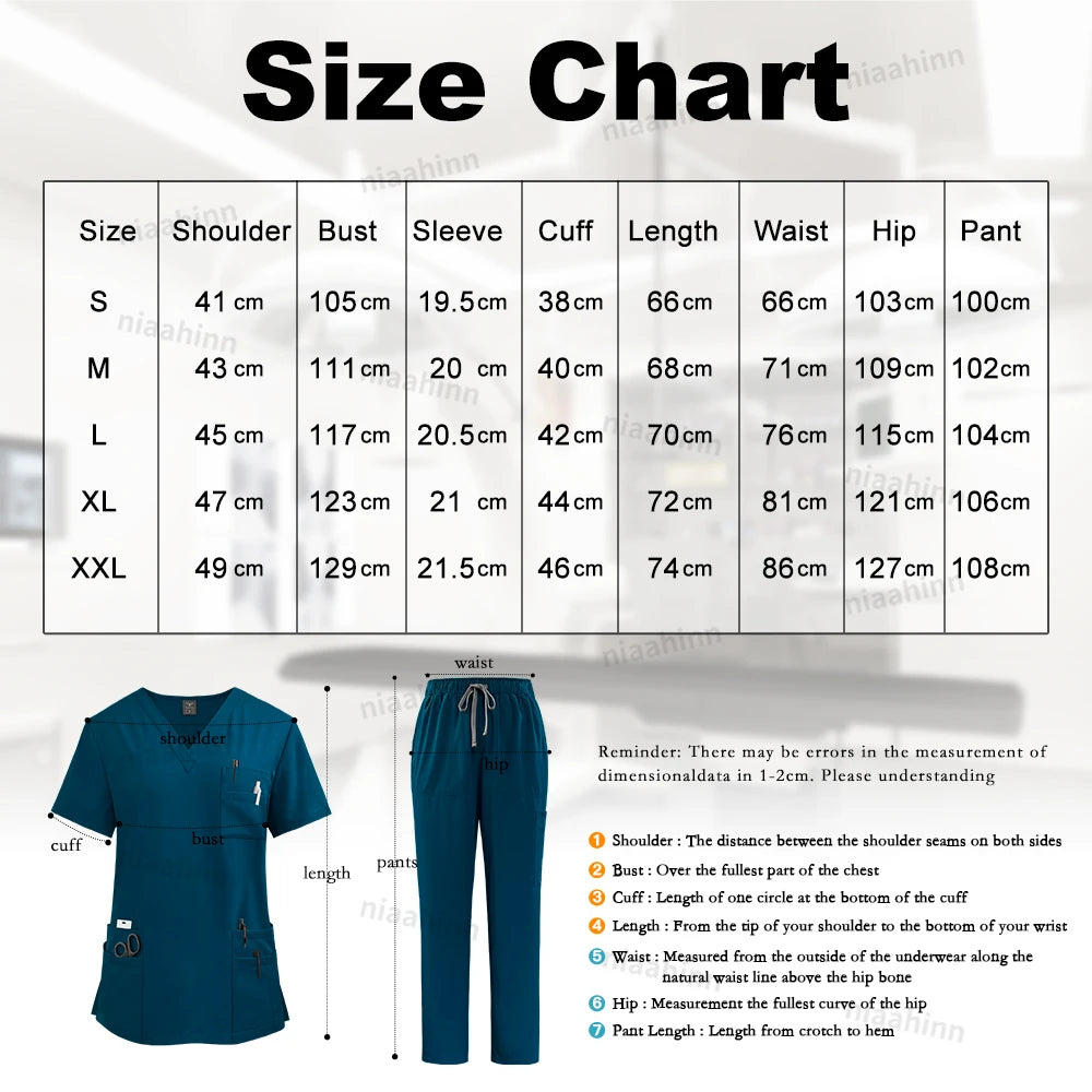Nursing Scrubs Set