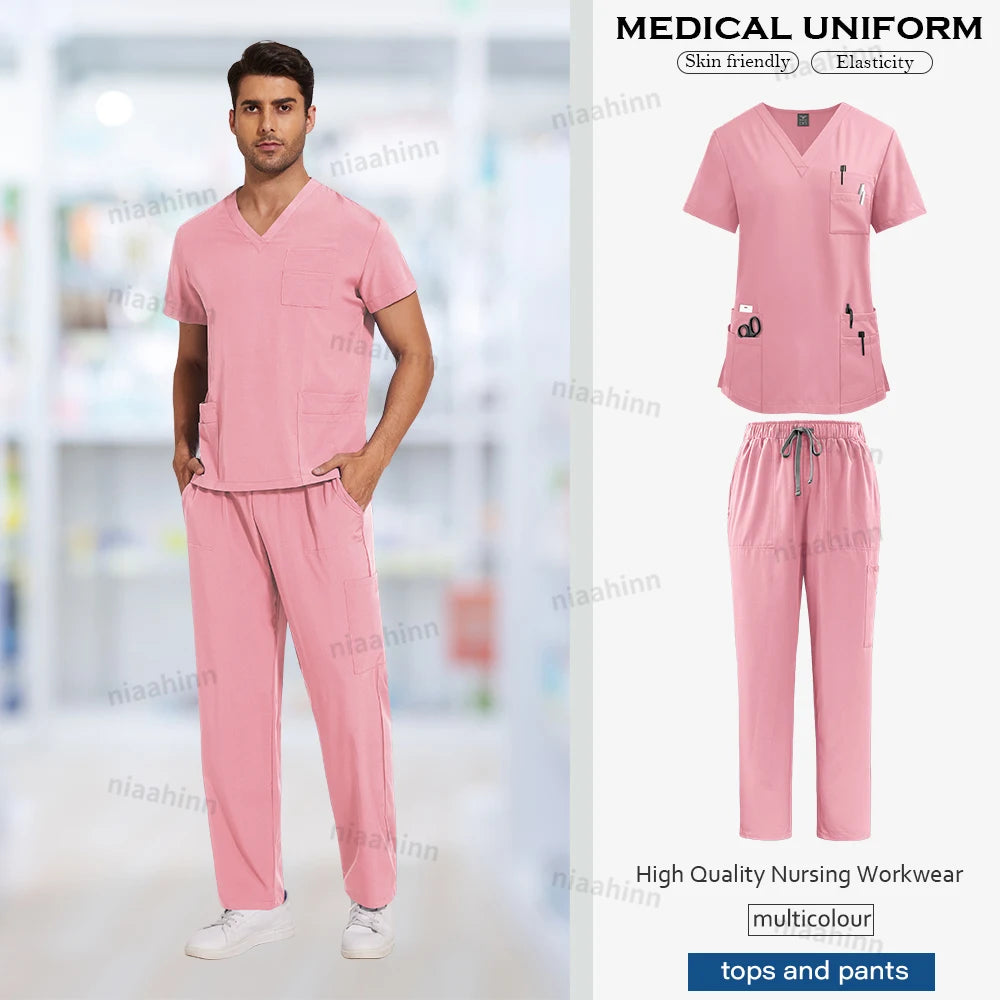Nursing Scrubs Set