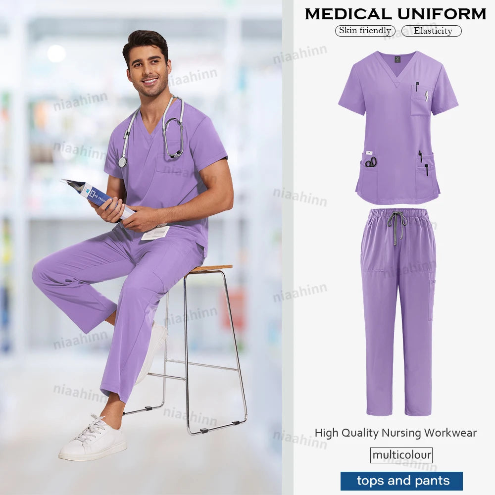 Nursing Scrubs Set
