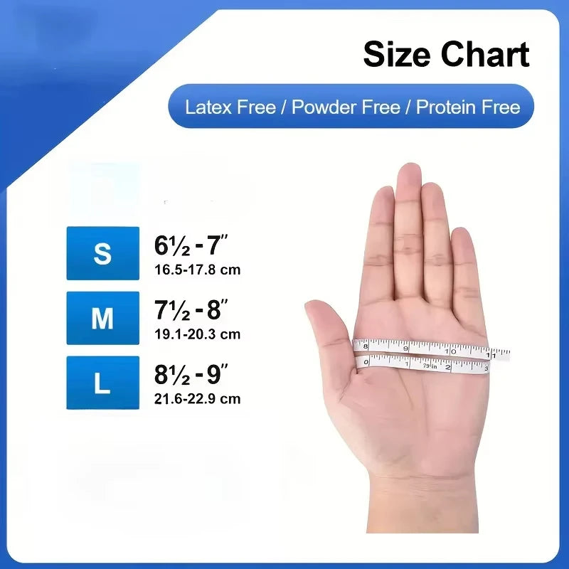 Blue Nitrile Gloves