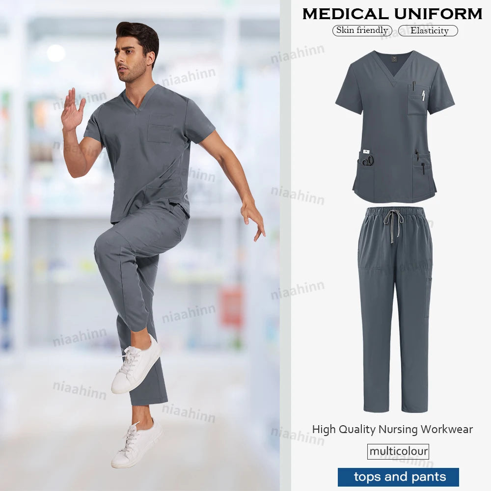 Nursing Scrubs Set