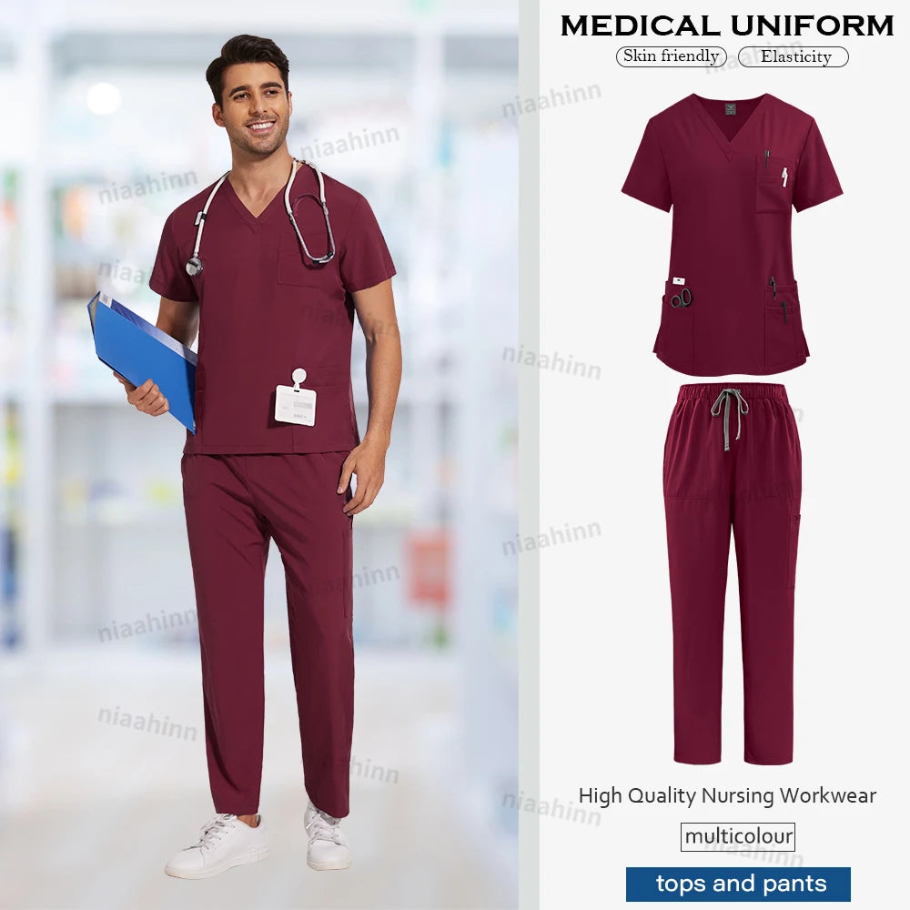 Nursing Scrubs Set